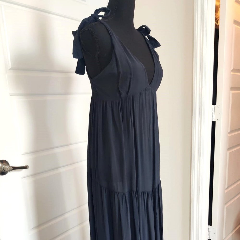 Aquavita Maxi dress in black viscose - Size S
